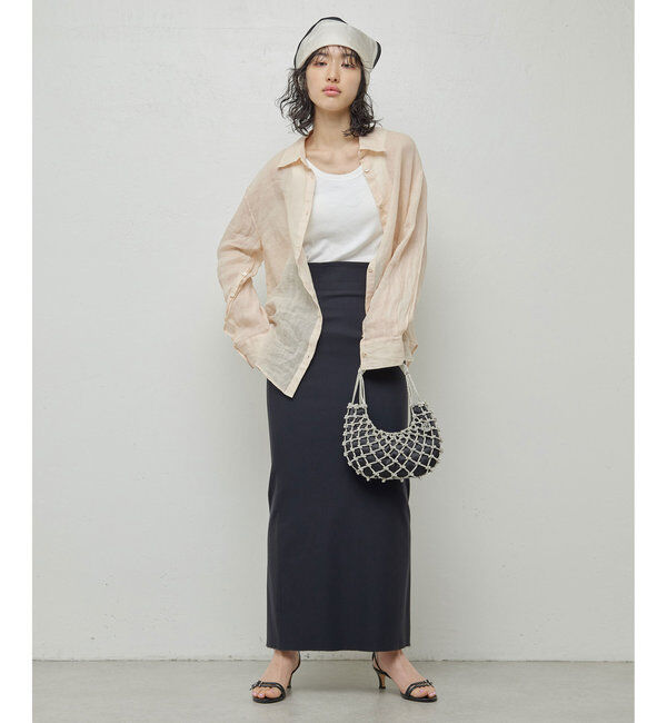  「【新色登場！】【3サイズ展開】ストレッチマキシタイトスカート2」|スカート|