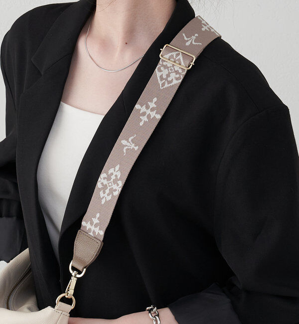  「アレンジショルダーベルト［Monogram］」|その他|ベージュ