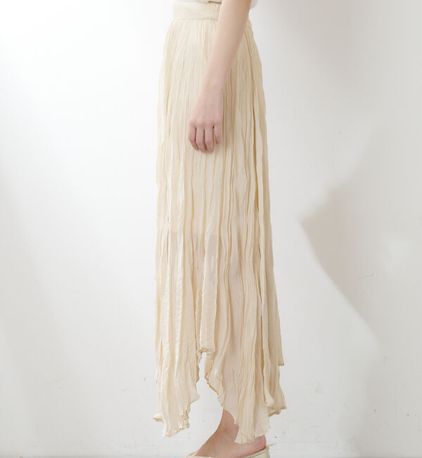  「楊柳クリンクルフレアスカート」|スカート|