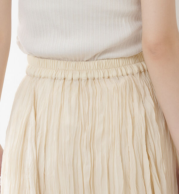  「楊柳クリンクルフレアスカート」|スカート|