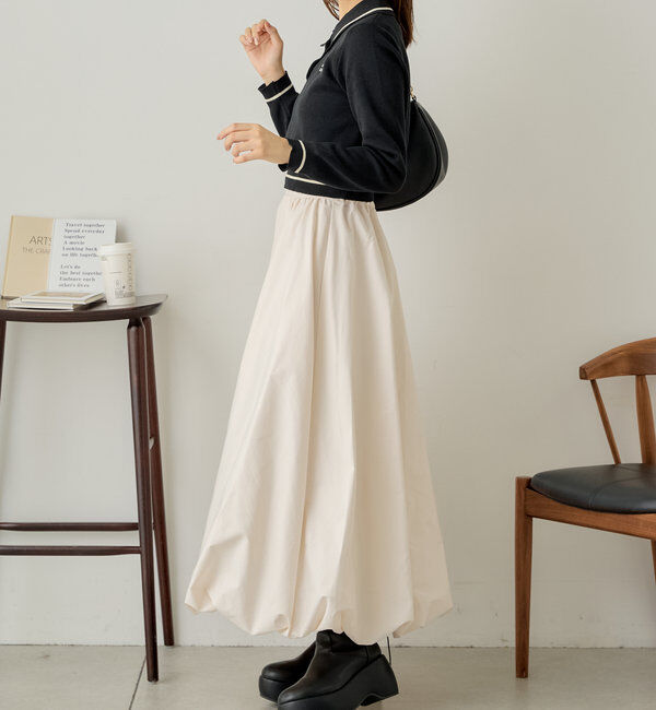  「ロゴ刺繍長袖ポロ」|ニット・セーター|