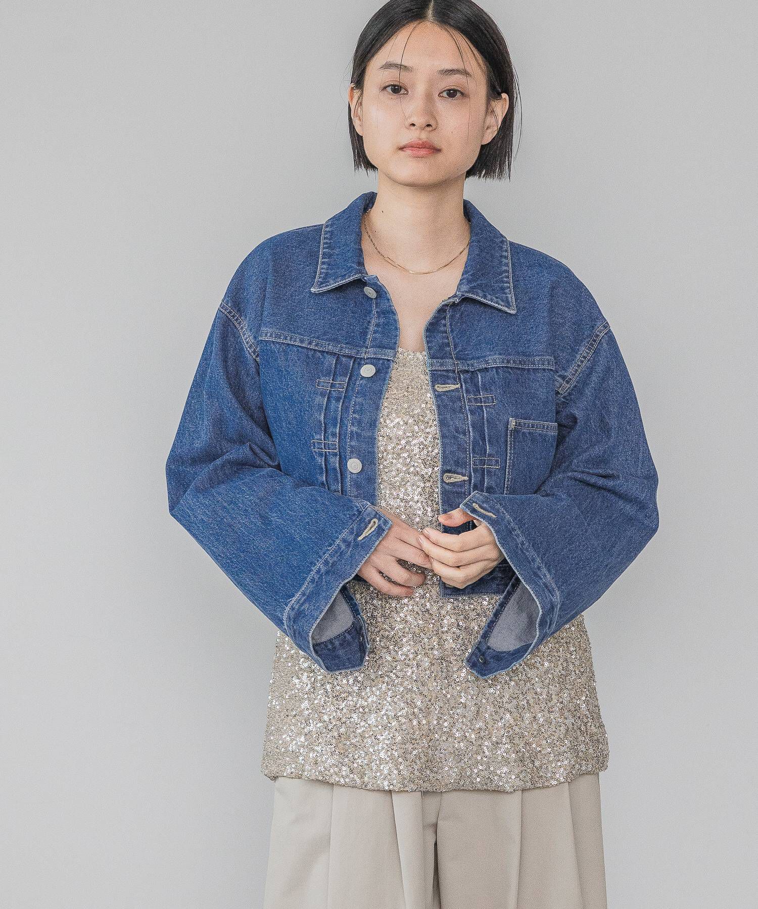 A part by 「Apbショートデニムジャケット」|その他|