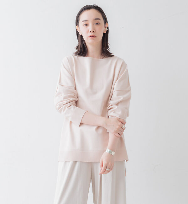 collex「ストレッチドロップショルダープルオーバー」|ニット・セーター|