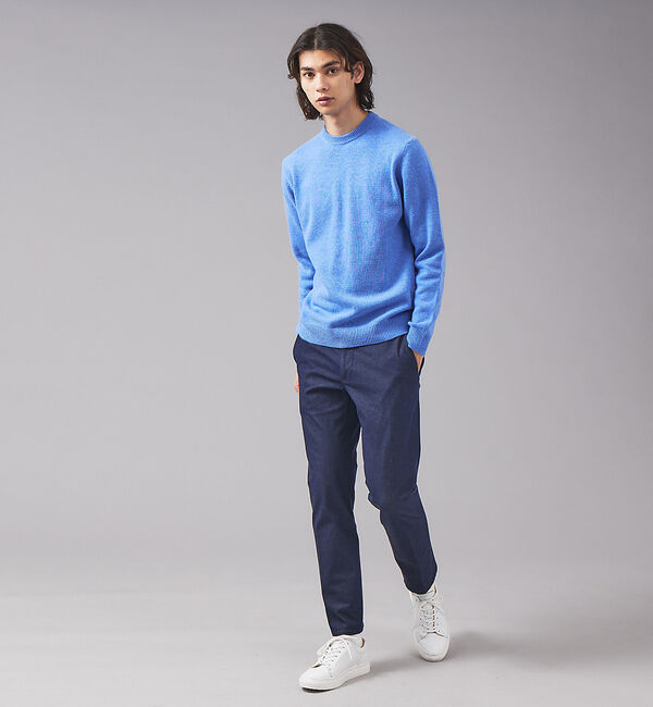 ABAHOUSE「【WOOL＆CO】クルーネック ウール ニット Wo4080」|ニット・セーター|