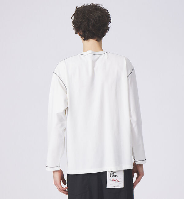 ABAHOUSE「【AH ABAHOUSE】ステッチワーク 長袖Tシャツ / ロンT」|Tシャツ・カットソー|