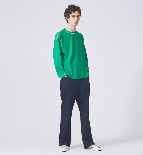 ABAHOUSE「【AH ABAHOUSE】ステッチワーク 長袖Tシャツ / ロンT」|Tシャツ・カットソー|