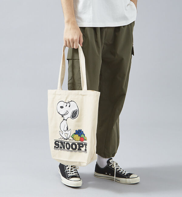 ABAHOUSE「【FRUIT OF THE LOOM/フルーツオブザルーム】PEANUTSトート」|トートバッグ|その他1