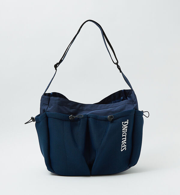 ABAHOUSE「【SPALDING/スポルディング】AIRMESH NP SHOULDER BA」|ショルダー・メッセンジャー|ネイビー