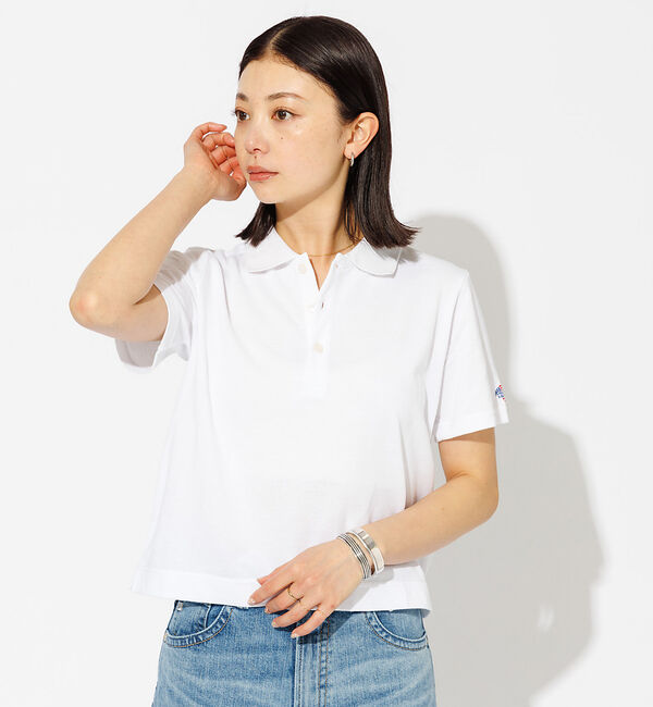 Rouge vif「【JEMORGAN/ジェーイーモーガン】クロップド丈ポロシャツ」|ポロシャツ|