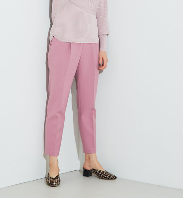 qualite「【新色入荷】【セットアップ対応】ダブルクロスパンツ」|その他|ピンク
