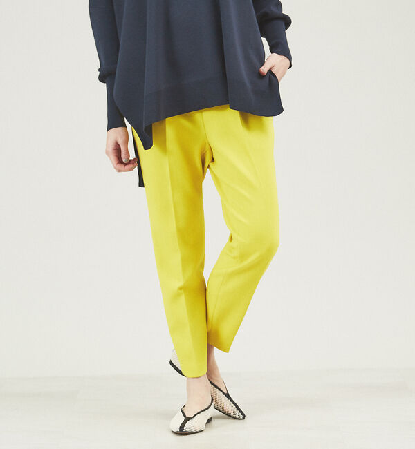 qualite「【新色入荷】【セットアップ対応】ダブルクロスパンツ」|その他|イエロー
