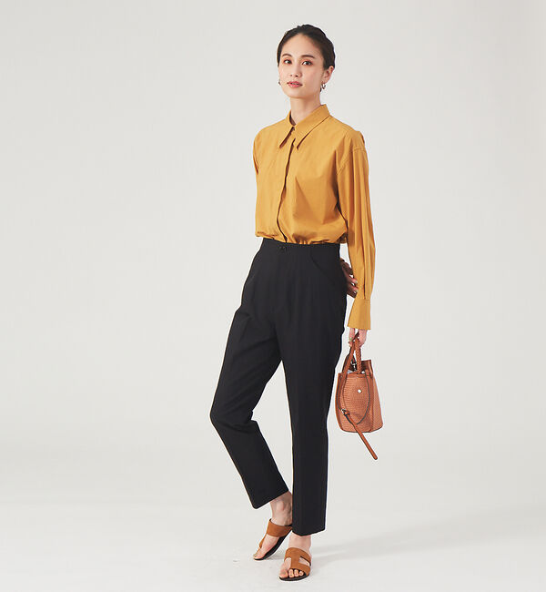 qualite「《セットアップ対応》2WAYストレッチハイウエストテーパードパンツ」|その他|