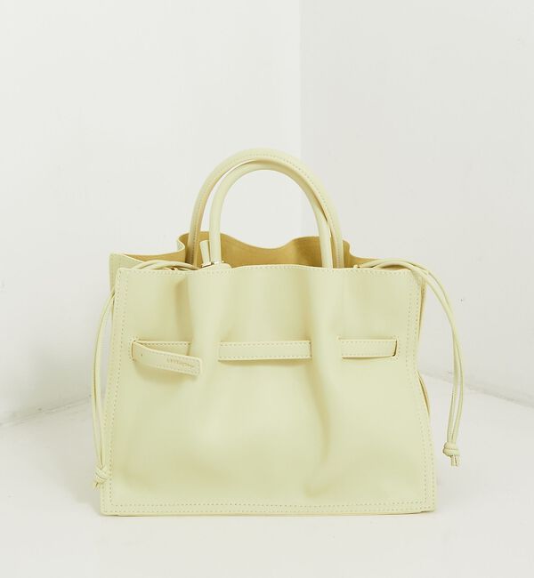 LOWELL things「Swell/2WAYギャザーオープントートBAG mini」|ショルダー・メッセンジャー|イエロー