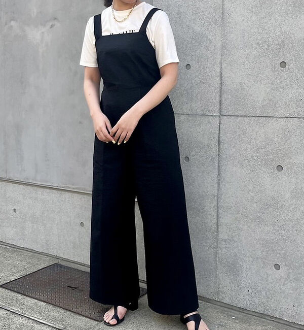 abahouse mavie「【大人のいちまんワンピ】サッカーサロペット」|オールインワン|