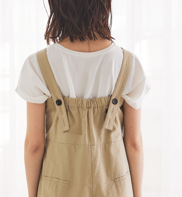 abahouse mavie「【大人のいちまんワンピ】サッカーサロペット」|オールインワン|