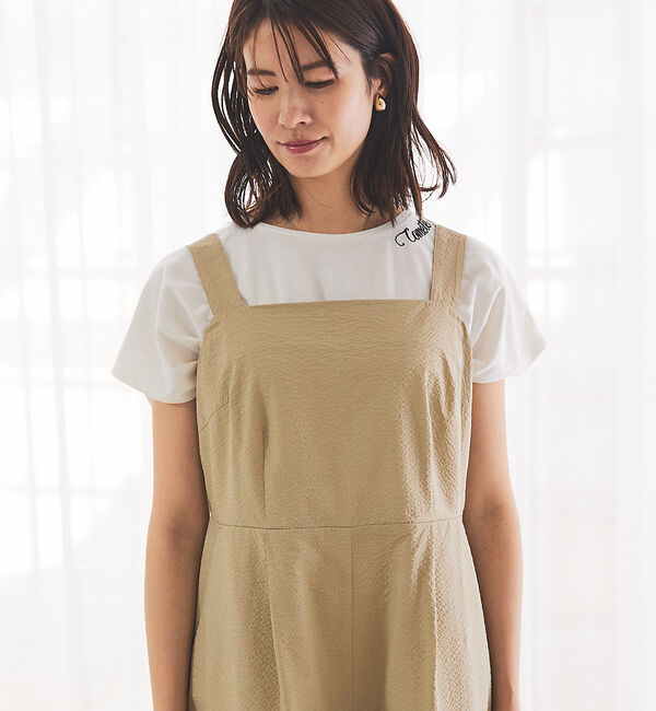 abahouse mavie「【大人のいちまんワンピ】サッカーサロペット」|オールインワン|