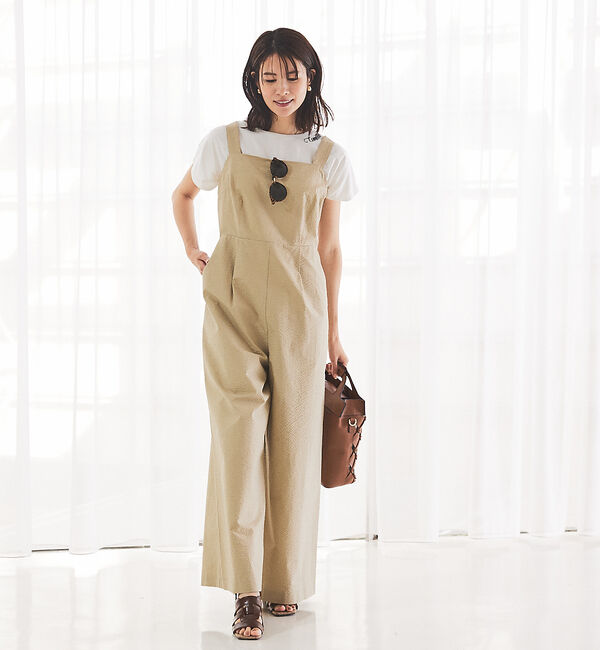 abahouse mavie「【大人のいちまんワンピ】サッカーサロペット」|オールインワン|