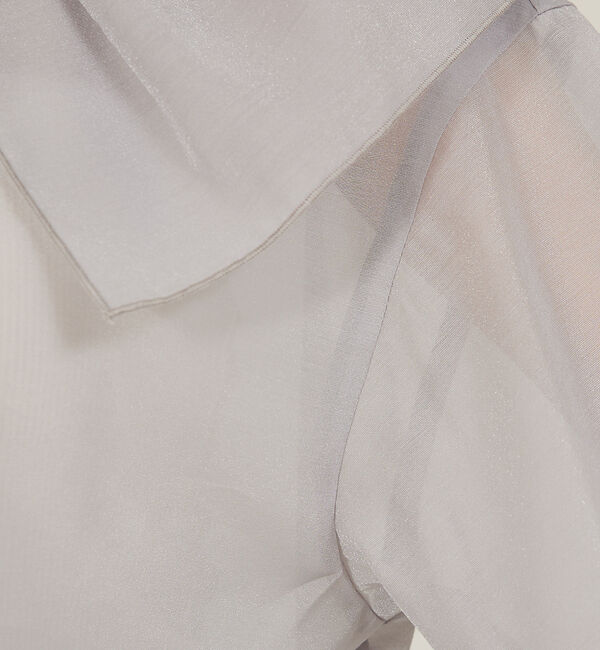 abahouse mavie「マルチフリルブラウス【ティペット付】」|シャツ・ブラウス|