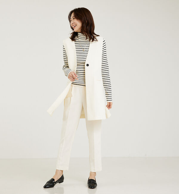 abahouse mavie「【感嘆】ロングジレベスト」|ベスト・ジレ|