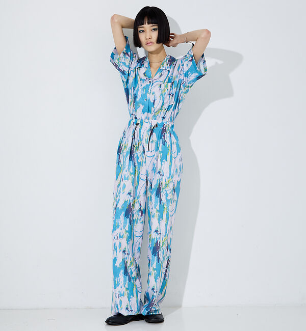 NOMINE「【セットアップ着用可】ペインティングドロストタックパンツ」|その他|