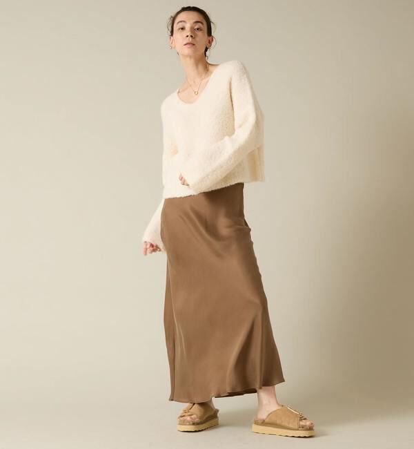 Liesse「アルパカ混Vネックニット」|ニット・セーター|