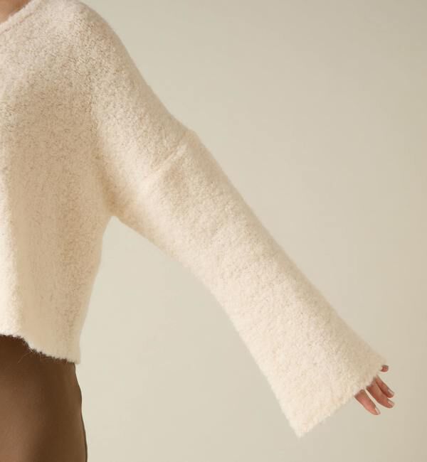 Liesse「アルパカ混Vネックニット」|ニット・セーター|