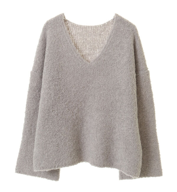 Liesse「アルパカ混Vネックニット」|ニット・セーター|