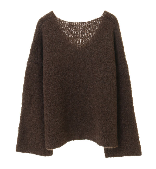 Liesse「アルパカ混Vネックニット」|ニット・セーター|