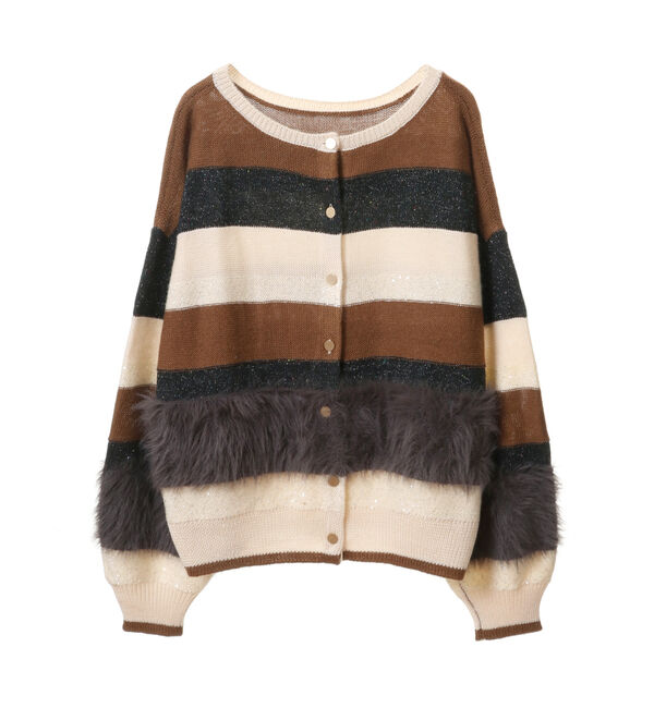 Soffitto「異素材2WAYニットボーダー」|ニット・セーター|