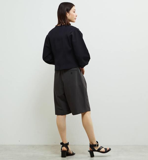 Soffitto「リブ切り替えパフスリーブニット」|ニット・セーター|