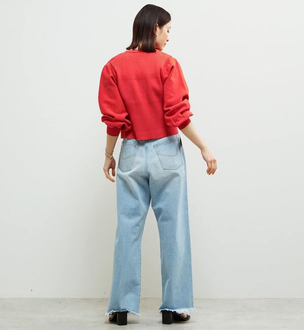 Soffitto「リブ切り替えパフスリーブニット」|ニット・セーター|