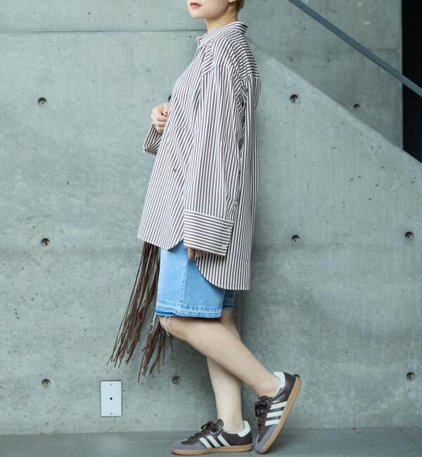 A_「【A＿/エース】タイプライターオーバーシャツ」|シャツ・ブラウス|