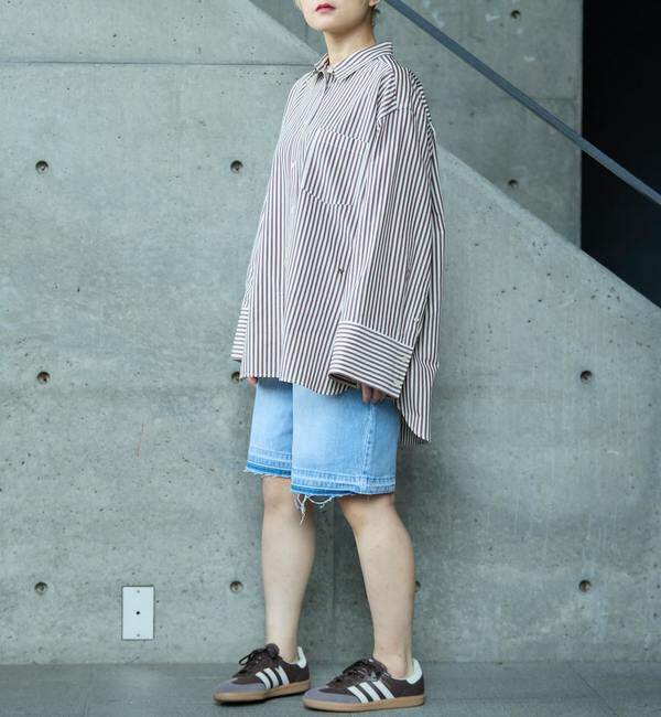 A_「【A＿/エース】タイプライターオーバーシャツ」|シャツ・ブラウス|