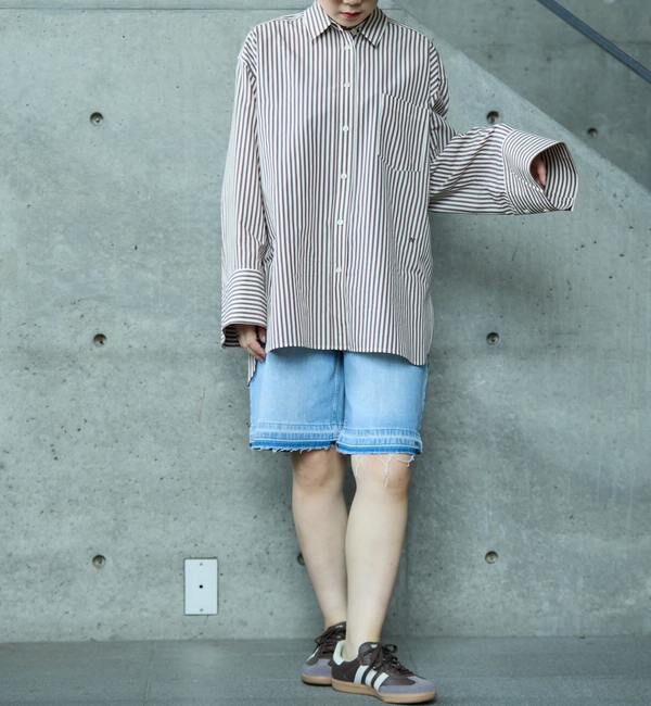 A_「【A＿/エース】タイプライターオーバーシャツ」|シャツ・ブラウス|