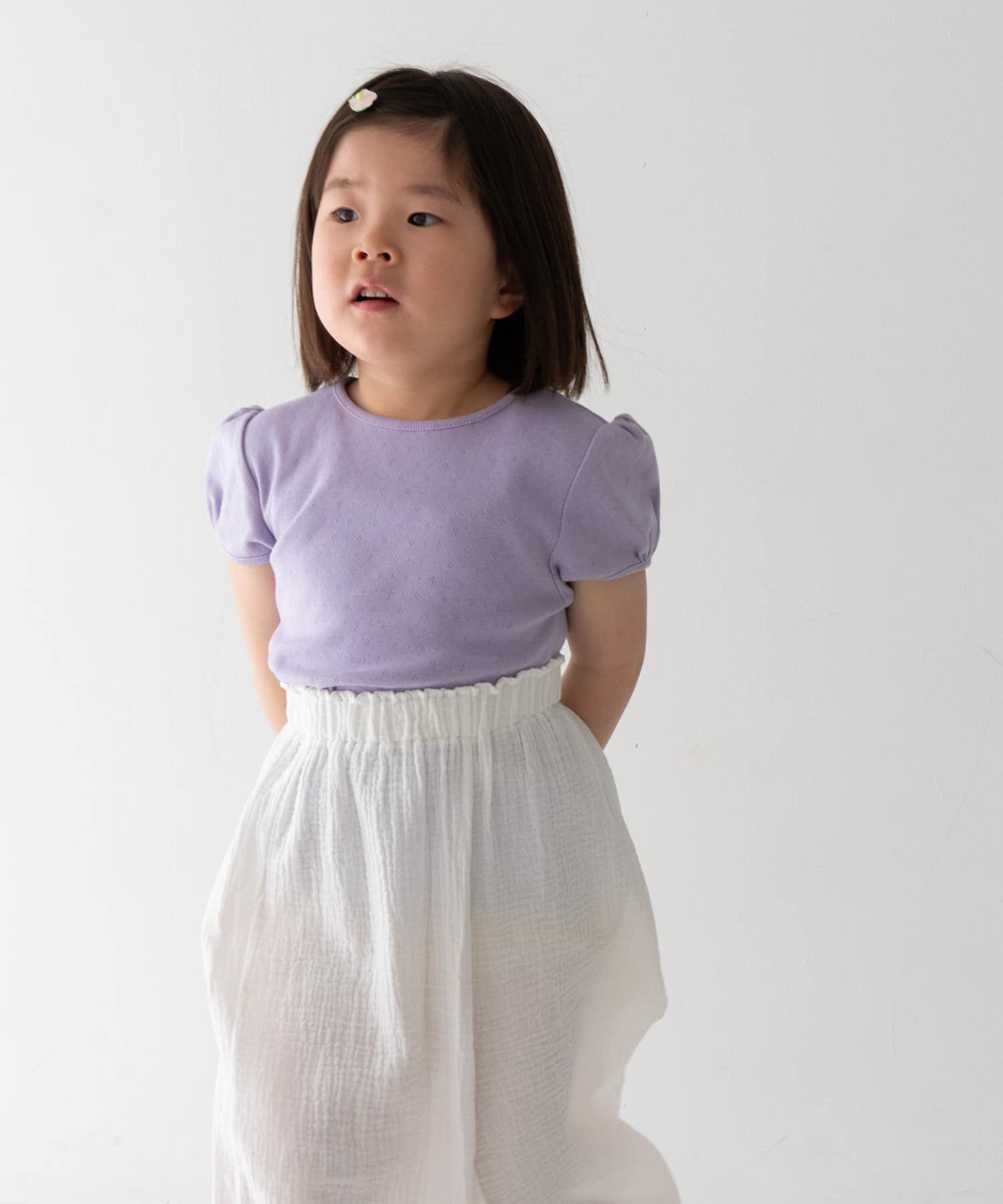 URBAN RESEARCH DOORS「Pippi+Lotta　Eyelet puff  T-shirts(KIDS)」|その他|
