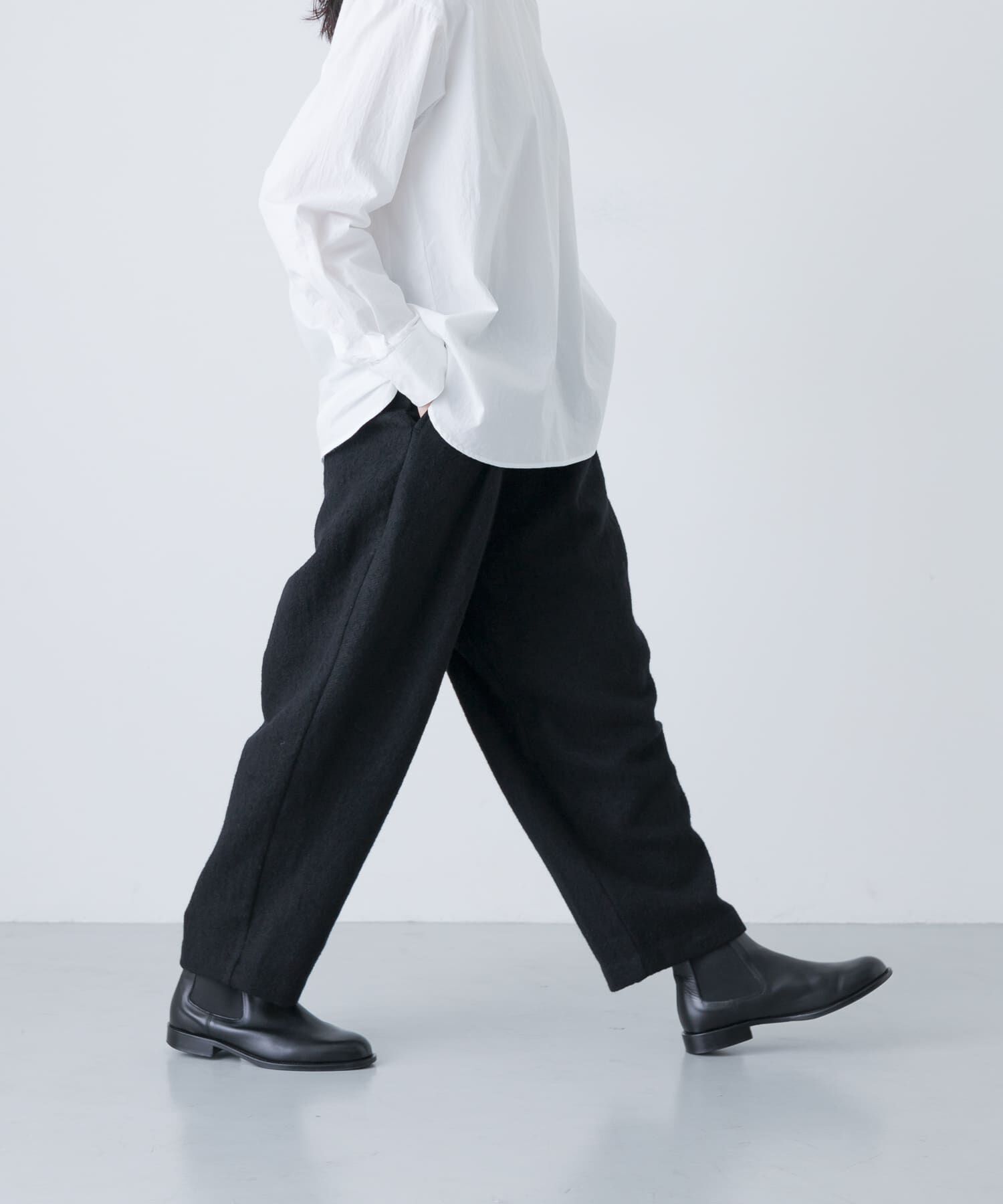 かぐれ「ウールテーパードパンツ」|その他|
