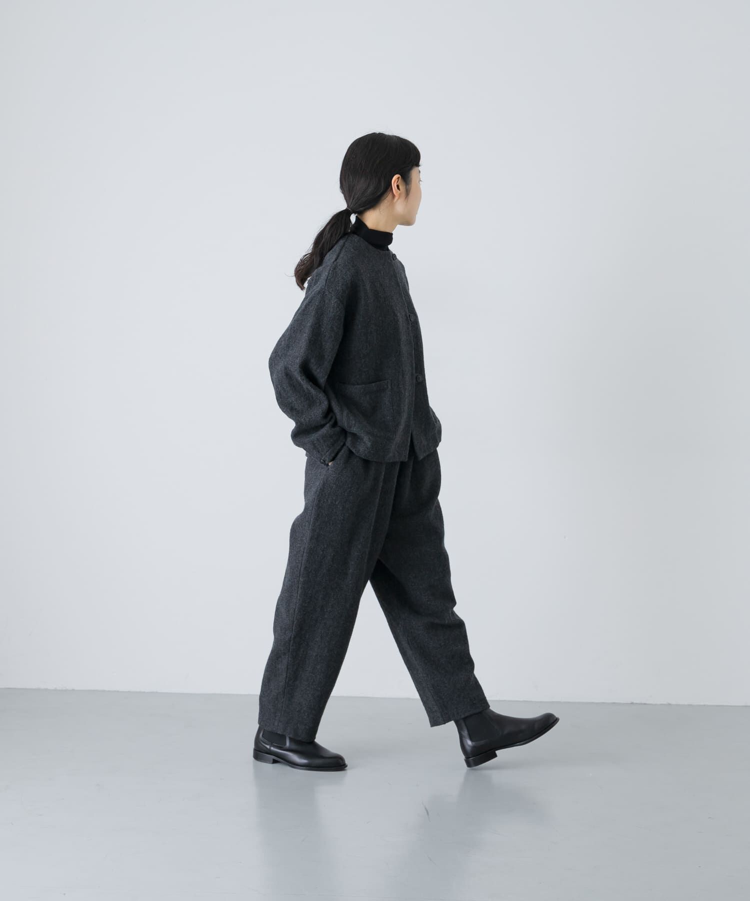 かぐれ「ウールテーパードパンツ」|その他|