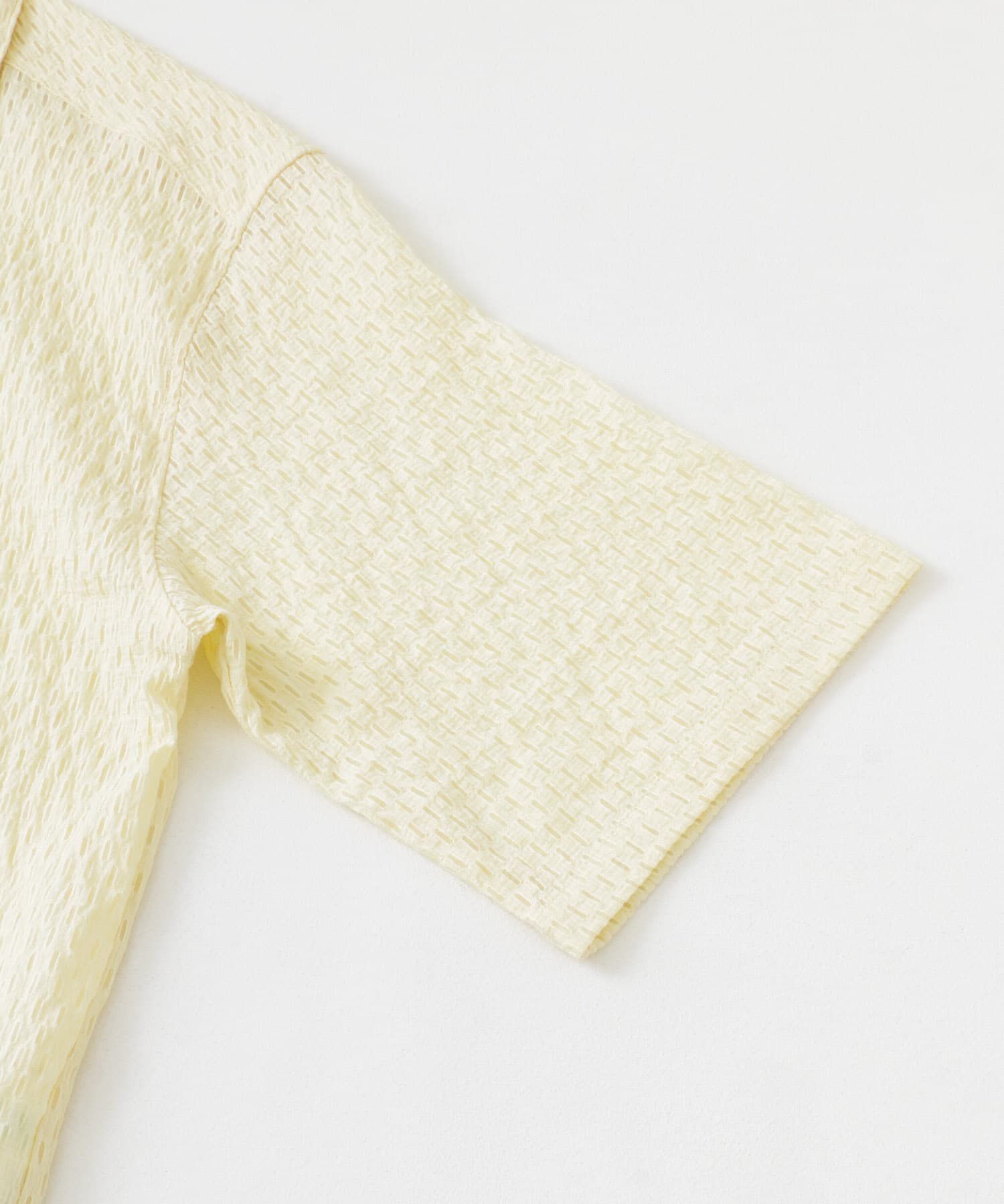 SENSE OF PLACE by URBAN RESEARCH「シアーレースドローコードオープンカラーシャツ」|シャツ・ブラウス|