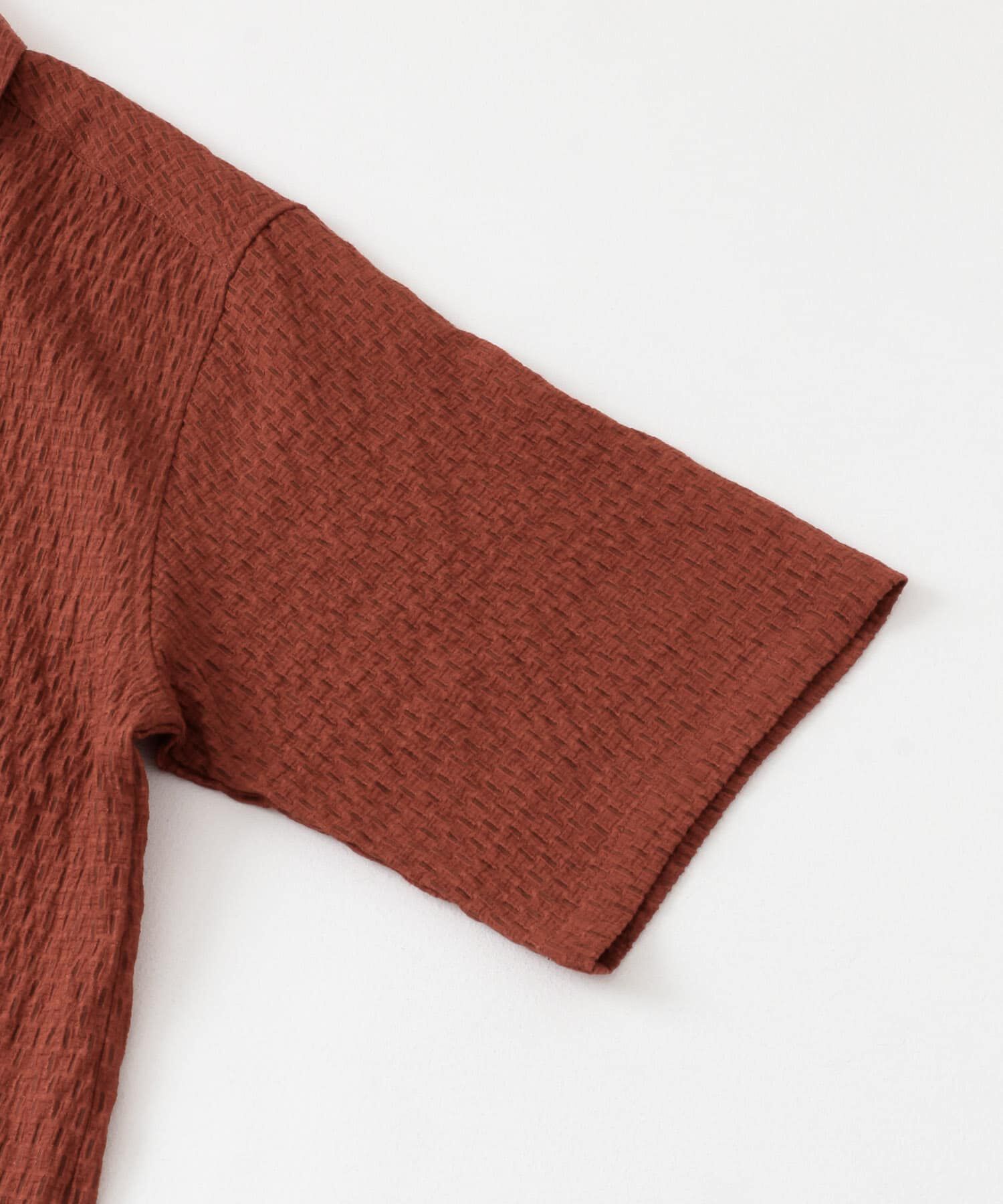 SENSE OF PLACE by URBAN RESEARCH「シアーレースドローコードオープンカラーシャツ」|シャツ・ブラウス|