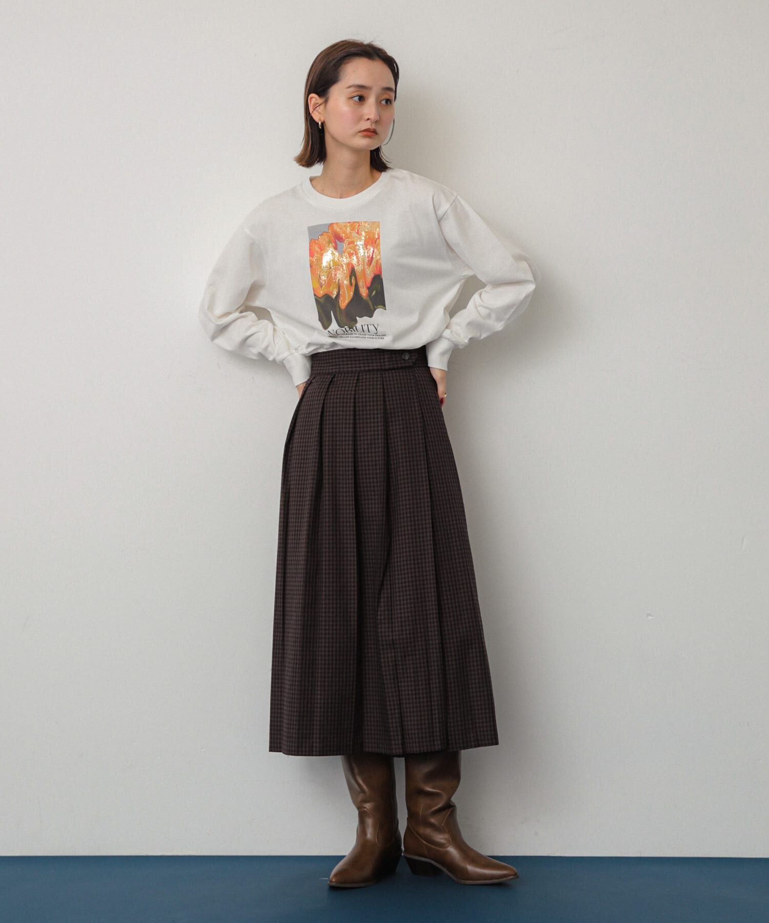 SENSE OF PLACE by URBAN RESEARCH「グラフィックロングTシャツ」|Tシャツ・カットソー|