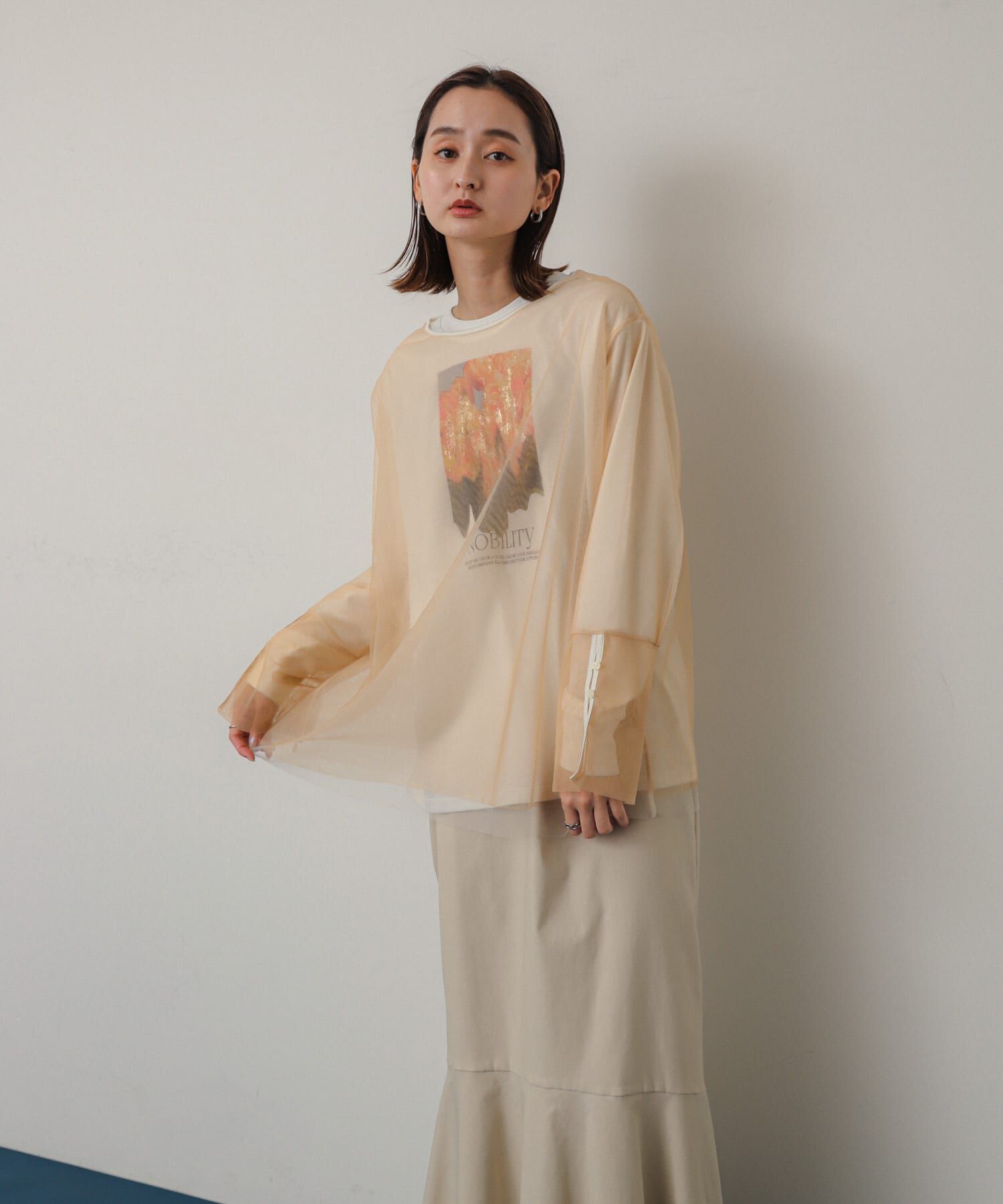 SENSE OF PLACE by URBAN RESEARCH「グラフィックロングTシャツ」|Tシャツ・カットソー|