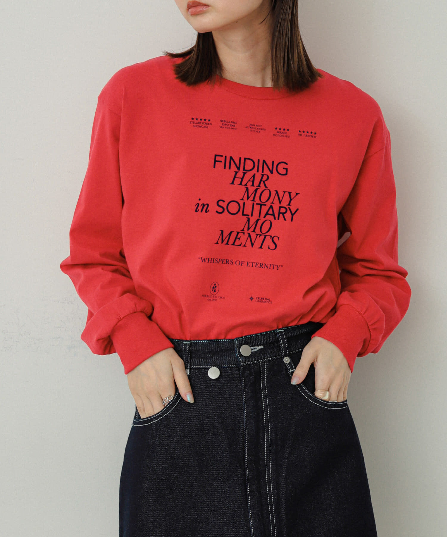 SENSE OF PLACE by URBAN RESEARCH「グラフィックロングTシャツ」|Tシャツ・カットソー|