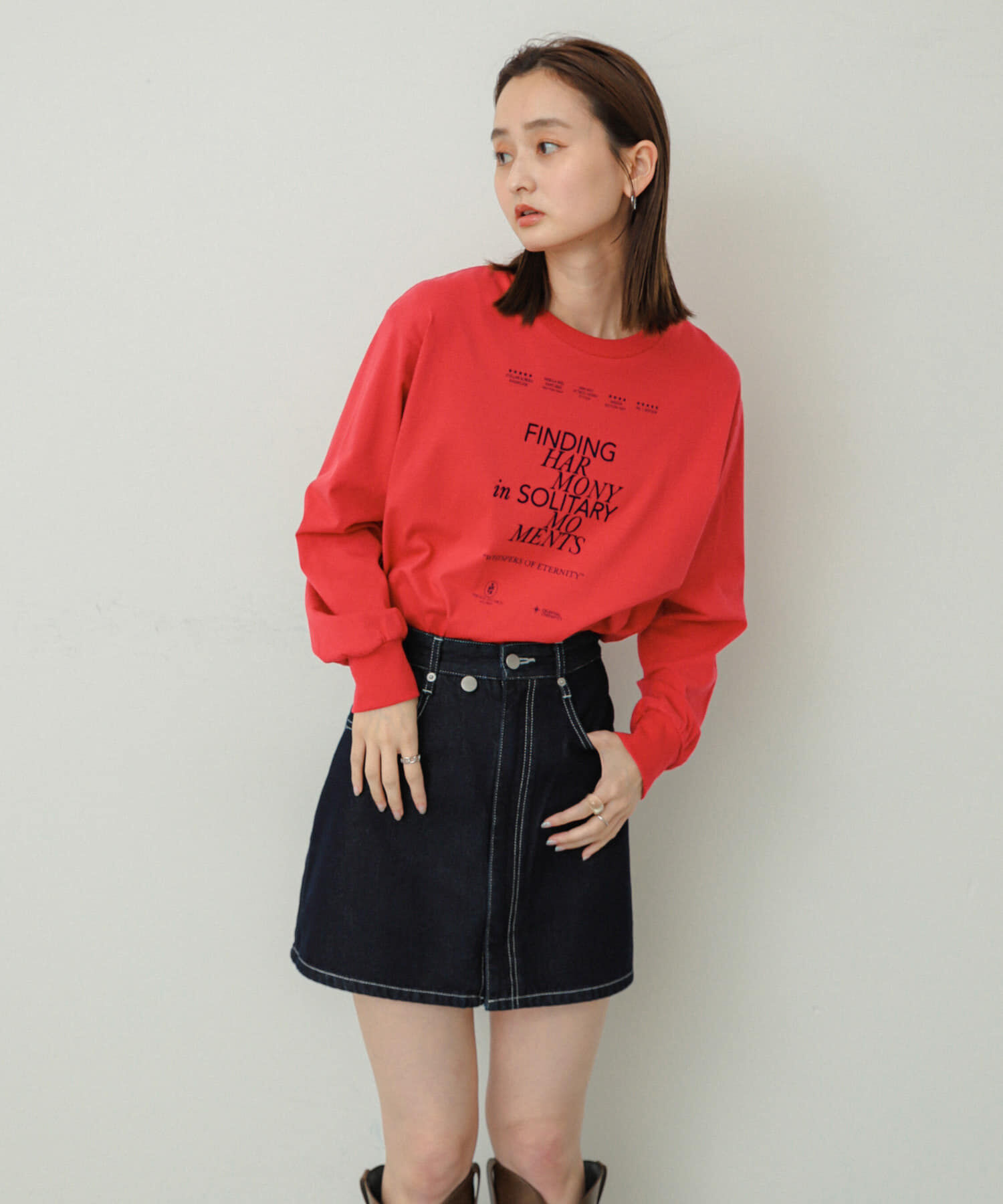 SENSE OF PLACE by URBAN RESEARCH「グラフィックロングTシャツ」|Tシャツ・カットソー|