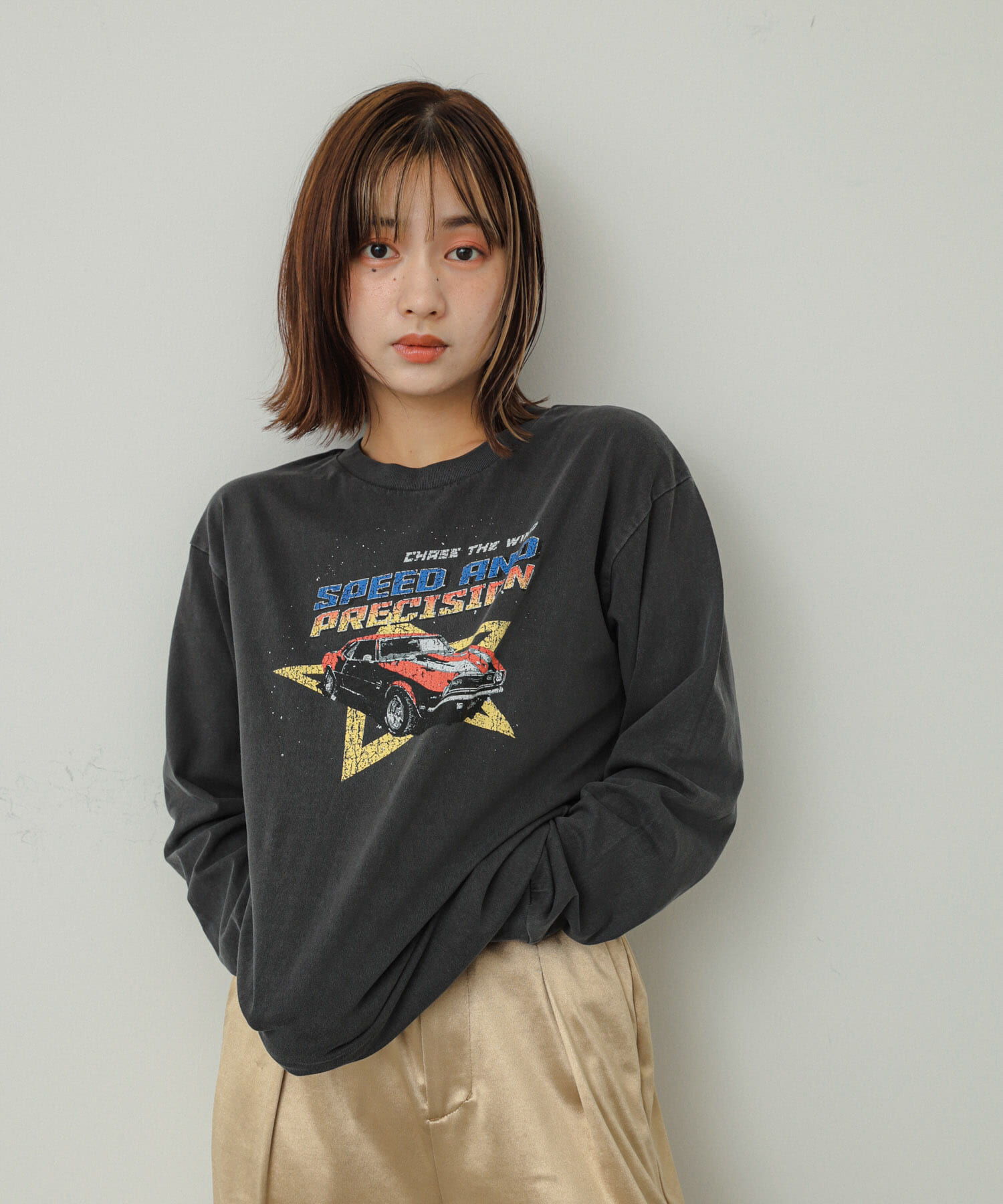 SENSE OF PLACE by URBAN RESEARCH「グラフィックロングTシャツ」|Tシャツ・カットソー|