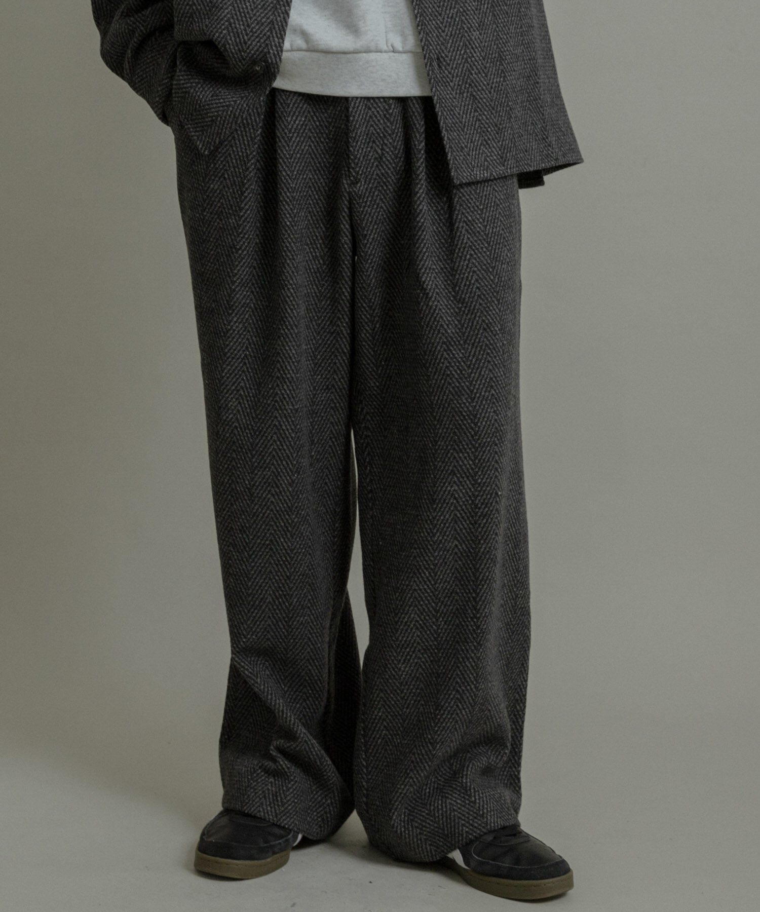 SENSE OF PLACE by URBAN RESEARCH「スライバーライクヘリンボーンワイドパンツ」|その他|