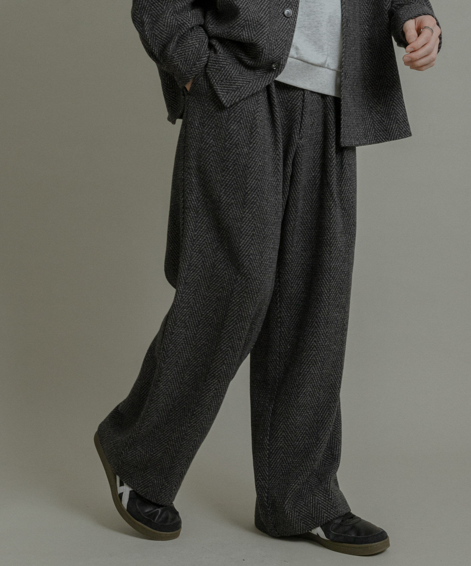 SENSE OF PLACE by URBAN RESEARCH「スライバーライクヘリンボーンワイドパンツ」|その他|