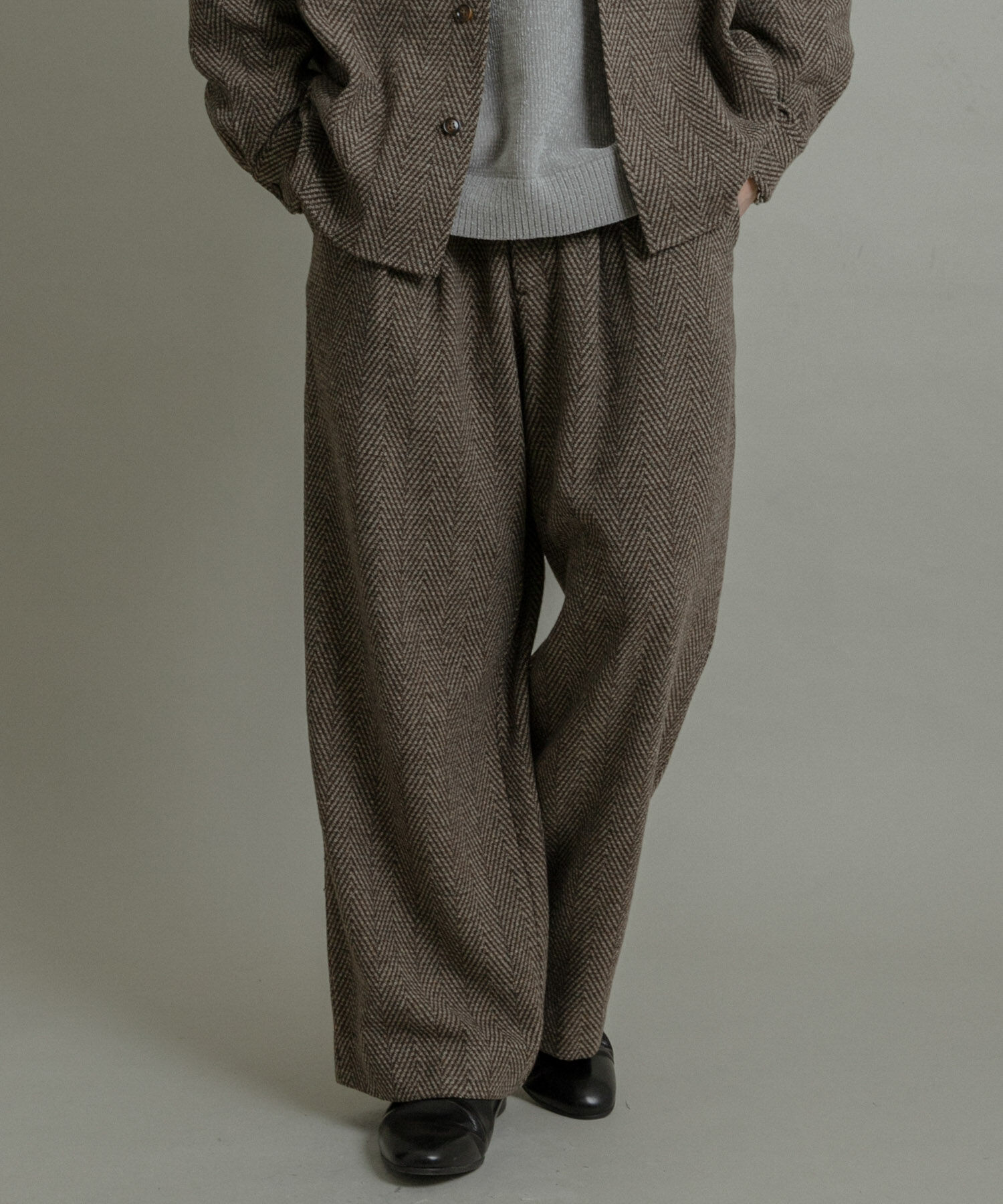 SENSE OF PLACE by URBAN RESEARCH「スライバーライクヘリンボーンワイドパンツ」|その他|