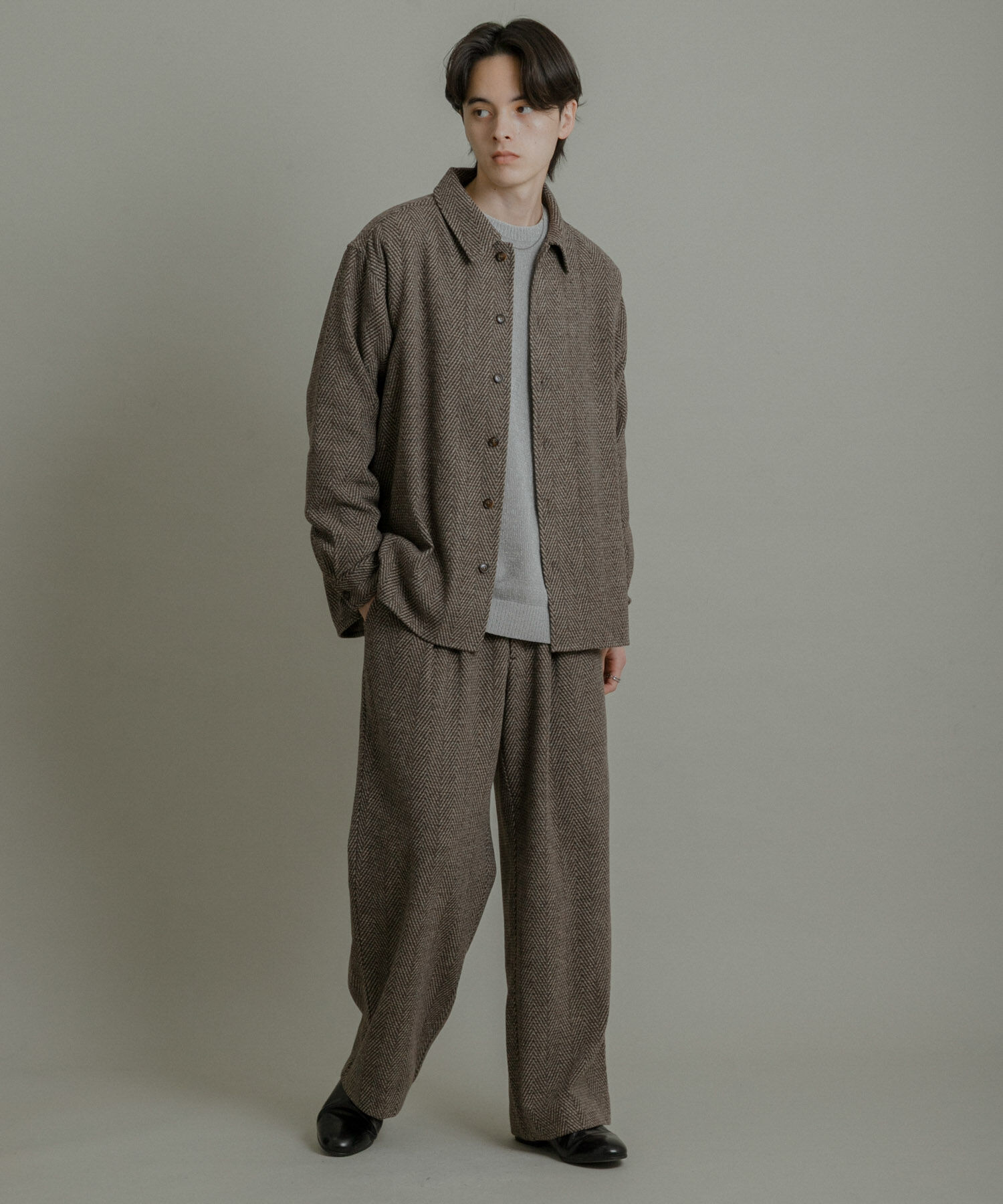 SENSE OF PLACE by URBAN RESEARCH「スライバーライクヘリンボーンワイドパンツ」|その他|