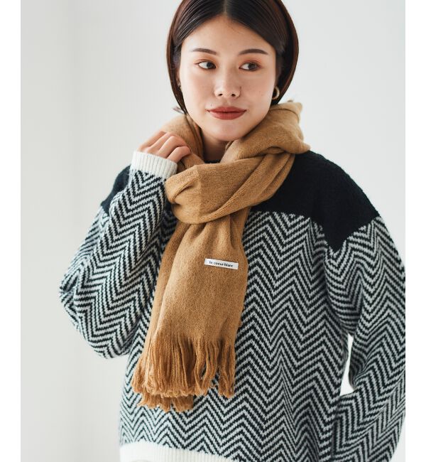 le.coeur blanc「シャギーカラーストール」|ストール|