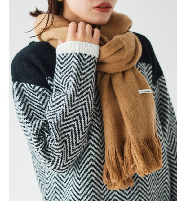 le.coeur blanc「シャギーカラーストール」|ストール|